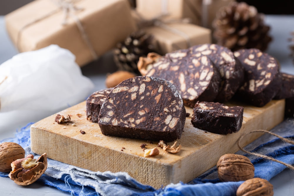 Salame de chocolate (sobremesa italiana)