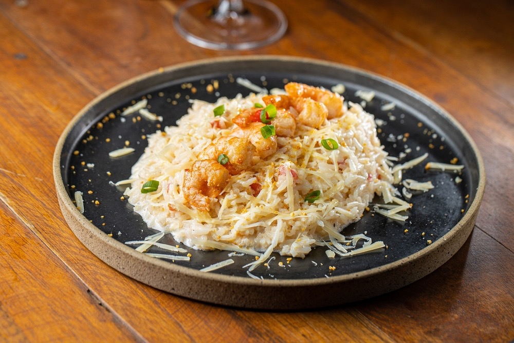 O que servir com risoto de camarão?